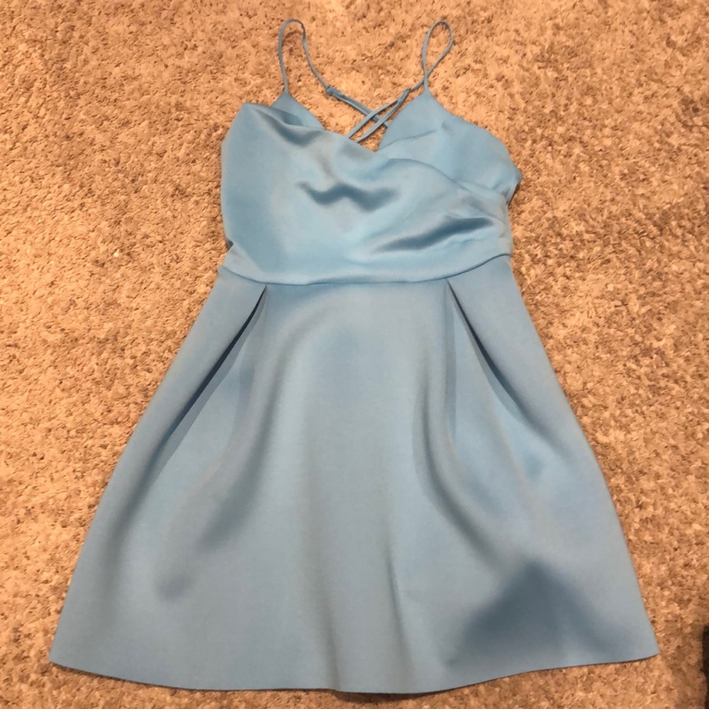 ASOS MINI BABY BLUE DRESS